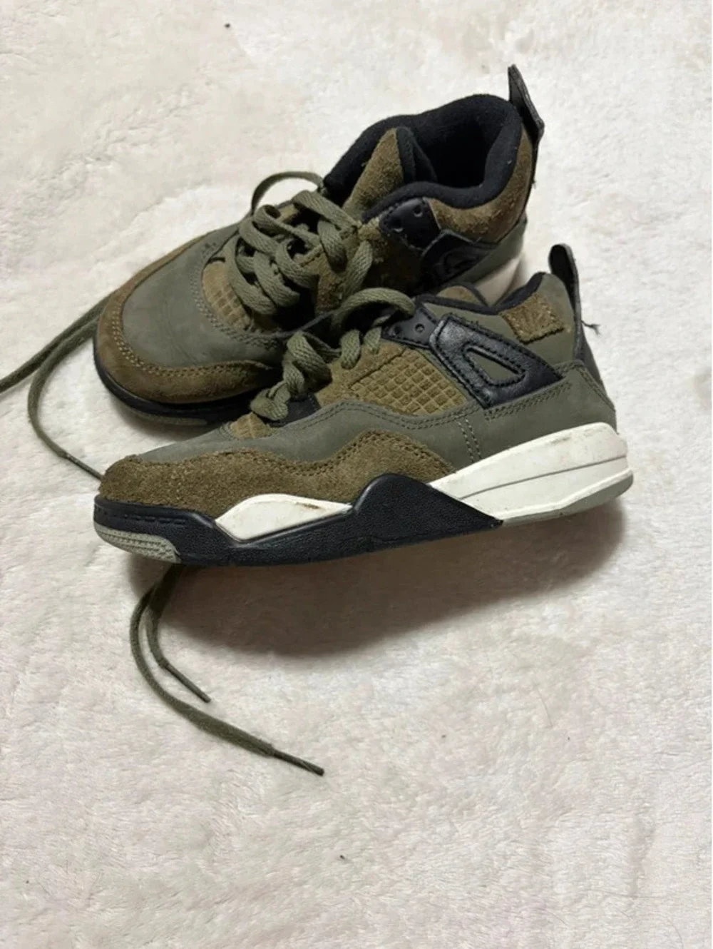 Nike Air Jordan 4 Retro SE Craft Olive Size 11C Shoes